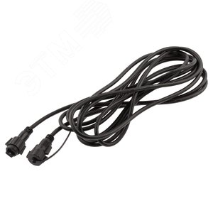 Удлинитель ERAPS-U10 для гирлянды IP65, 10 метров каучук черный