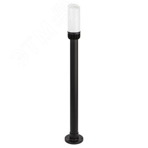 Садово-парковый светильник НТУ 01-60-013 Поллар напольный черный IP54 Е27 max60Вт h1040мм