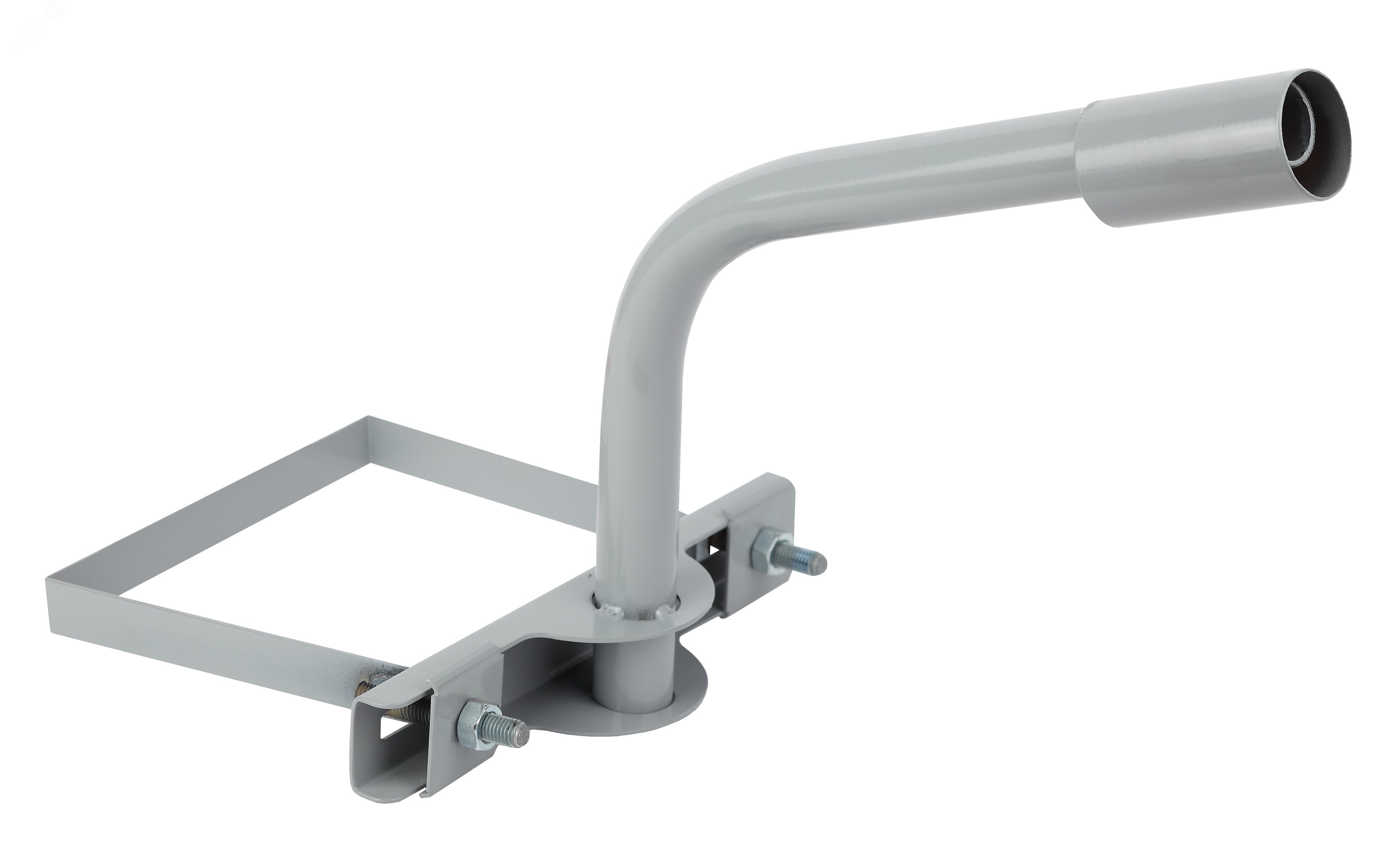 Кронштейн на опору для уличного светильника с 1   хомутом 350mm d48mm SPP-AC3-0-350-048