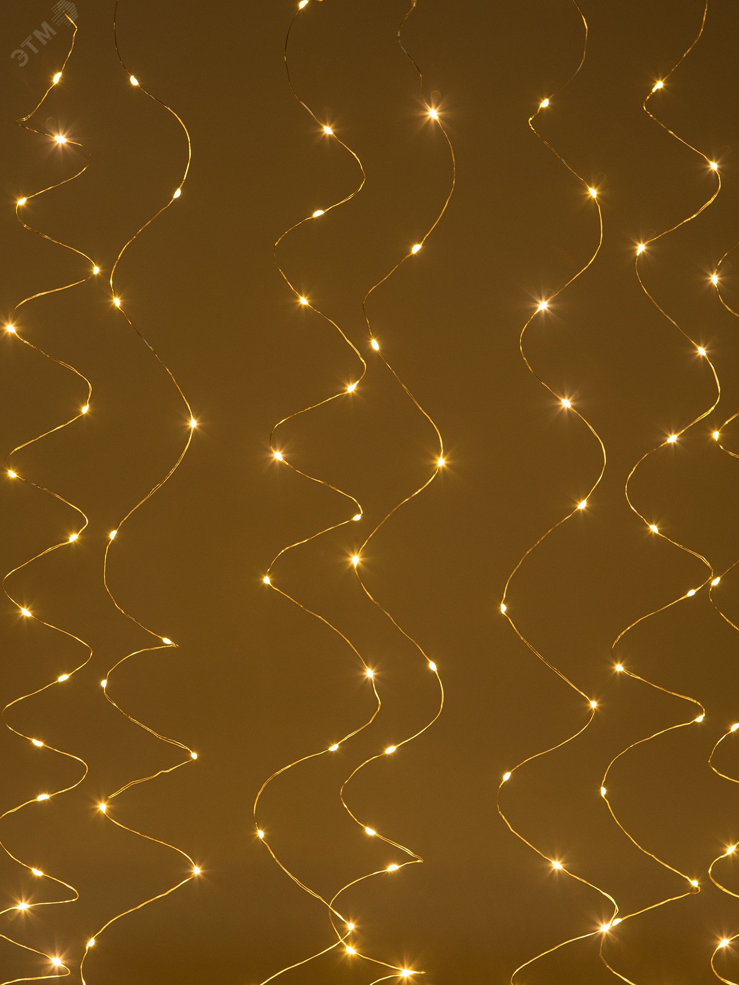 Гирлянда Занавес с пультом, теплый белый, 300 LED, 3*3 м, с пультом, USB, 220 V, IP20 ЕGNIG - ZW