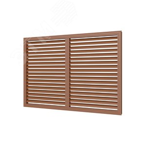 Экран радиаторный из ПВХ профиля 600х900, цвет Вишня