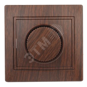 Светорегулятор поворотный, 600Вт 230В, СУ, Plano, венге,1-401-10