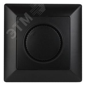 Светорегулятор Intro Solo 4-401-05 поворотный, 600Вт 230В, IP20, СУ, антрацит