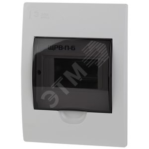 Бокс ЩРВ-П-6 модулей встр.пластик IP41 SIMPLE