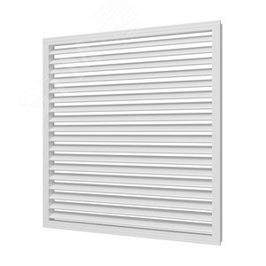 Экран радиаторный из ПВХ профиля 600х600, цвет Белый