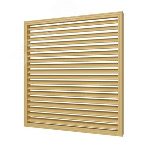 Экран радиаторный из ПВХ профиля 600х600, цвет Бежевый