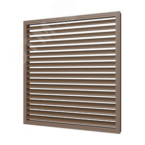 Экран радиаторный из ПВХ профиля 600х600, цвет Дуб