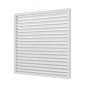 Экран радиаторный из ПВХ профиля 600х600, цвет Серый