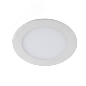 Светильник встраиваемый LED 1-18-6K/1 светодиодный круглый LED 18W 220V 6500K (20/360)