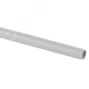 Труба гладкая жесткая ПВХ (серый) d 63мм (2м) (6/144)