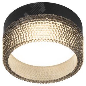 Встраиваемый светильник под лампу GX53 DK97 BK/BK черный