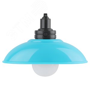 Ночник - светильник светодиодный NLED-487-1W-SW-BU настенный на батарейках с выключателем голубой