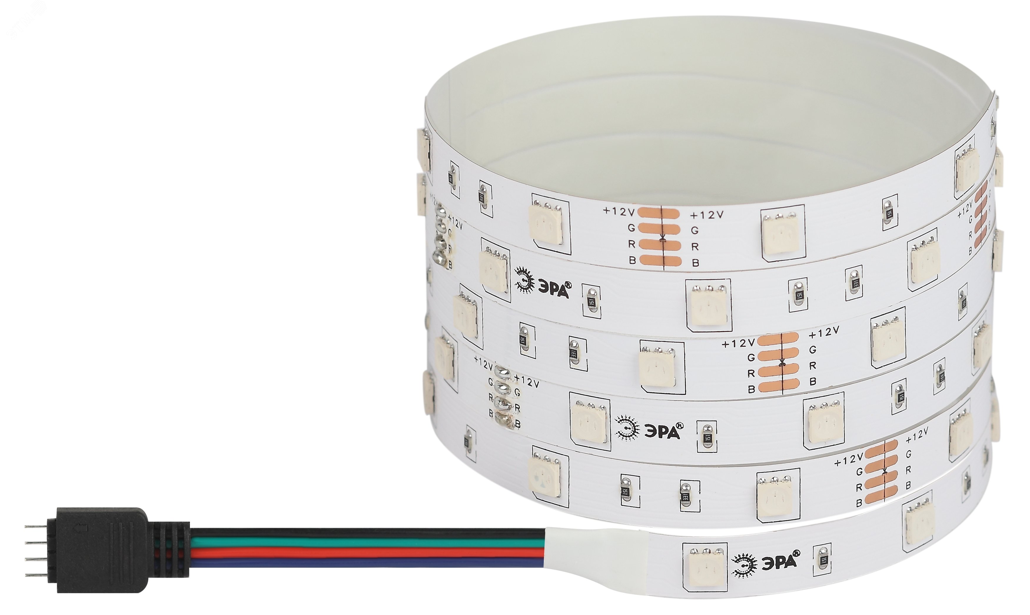 Светодиодная лента LS5050-7,2-30-12-RGB-IP20-1 year-5m 12В