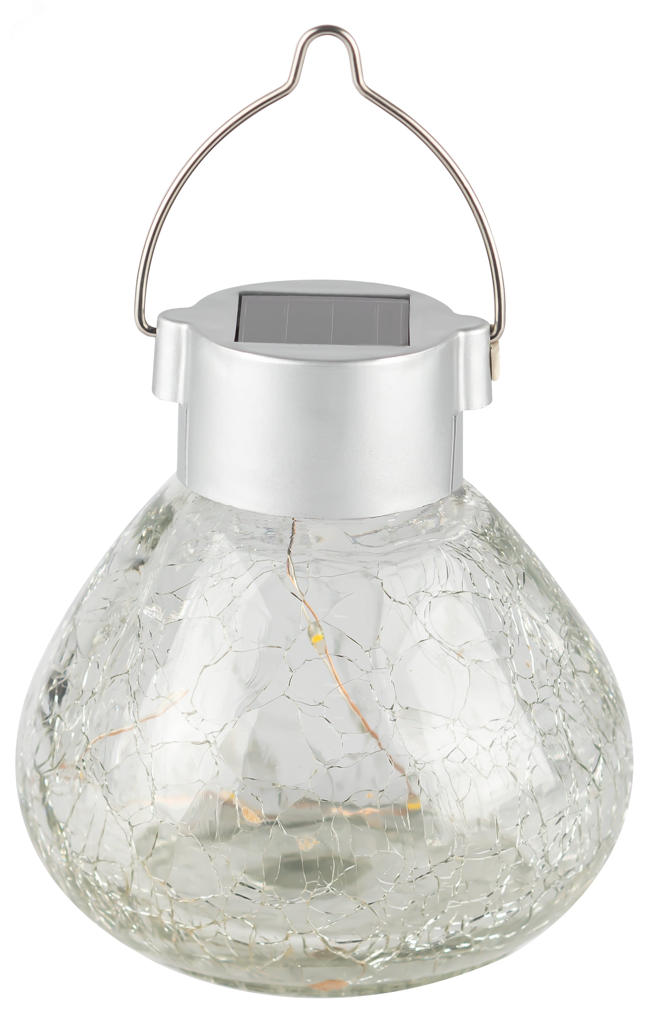 Светильник уличный Лампочка белая на солнечной батарее 11.2x11.2x11.4 см 1 LED ERASF23-26 ЭРА