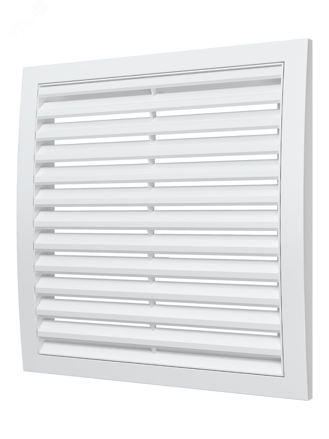 Решетка вентиляционная вытяжная наружная, из ASA пластика 150х150