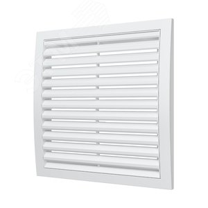 Решетка вентиляционная вытяжная наружная, из ASA пластика 150х150