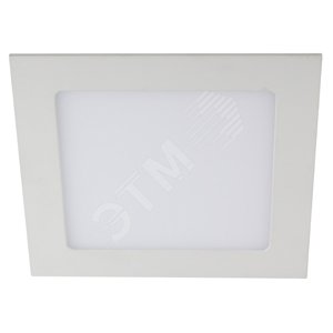 Светильник светодиодный ДВО-12W 4000К 840Лм a=166мм IP20 квадратный