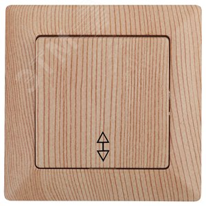 Переключатель, 10А-250В, СУ, Solo, сосна,4-103-11