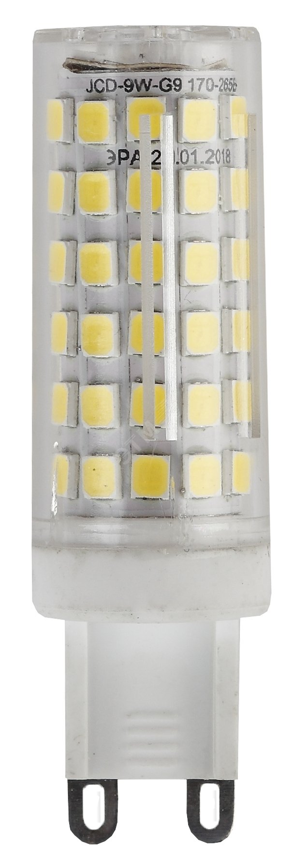 Лампа светодиодная LED 9Вт JCD 4000К G9 нейтральный капсула