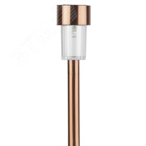 Садовый светильник на солнечной батарее, нержавею щая сталь, ''медный'', 32 см SL-SS30-CPR