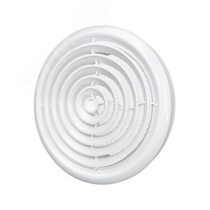 Диффузор приточно-вытяжной со стопорным кольцом и фланцем D125