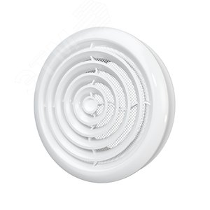 Диффузор приточно-вытяжной со стопорным кольцом и фланцем D100