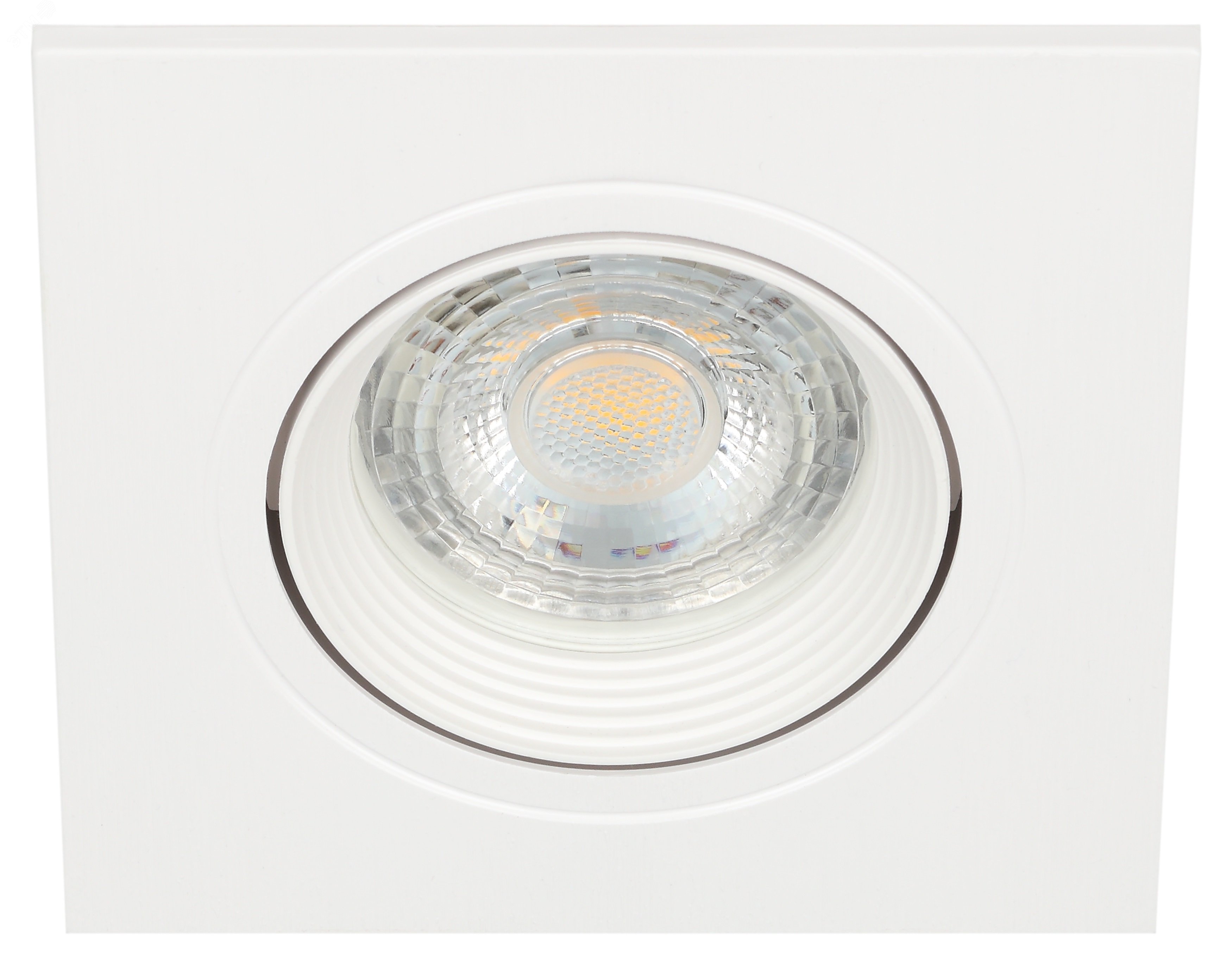 Светильник встраиваемый декоративный KL92-1 WH MR16/GU5.3 белый, пластиковый (MR16/GU5.3 в комплект не входит)