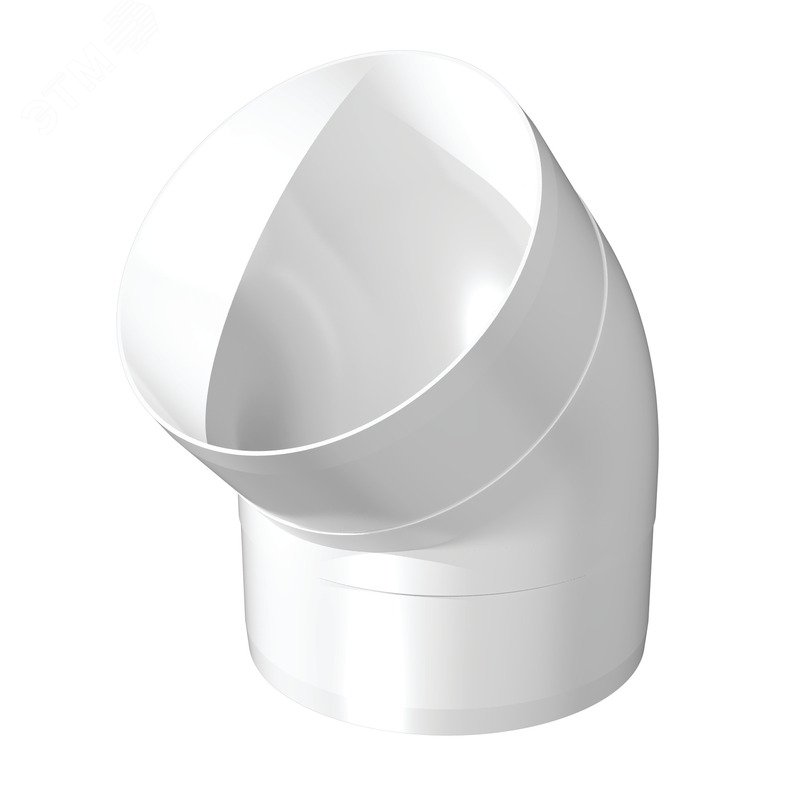 Колено круглое пластиковое 45° D100