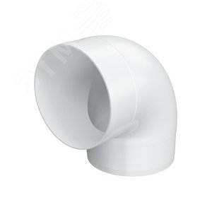 Колено круглое пластиковое 90° D100