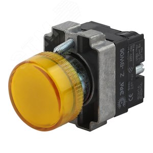Индикатор LAY5-BU65 желтого цвета d22мм