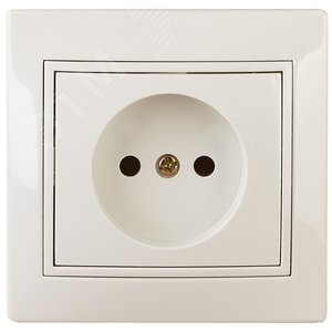 Розетка Intro Plano 1-201-02 без заземления 2P, 16А-250В, IP20, СУ, слоновая кость