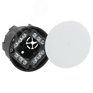 Коробка распаячнаяKRT-k-74-42 для твердых стен, клеммник, крышка IP42