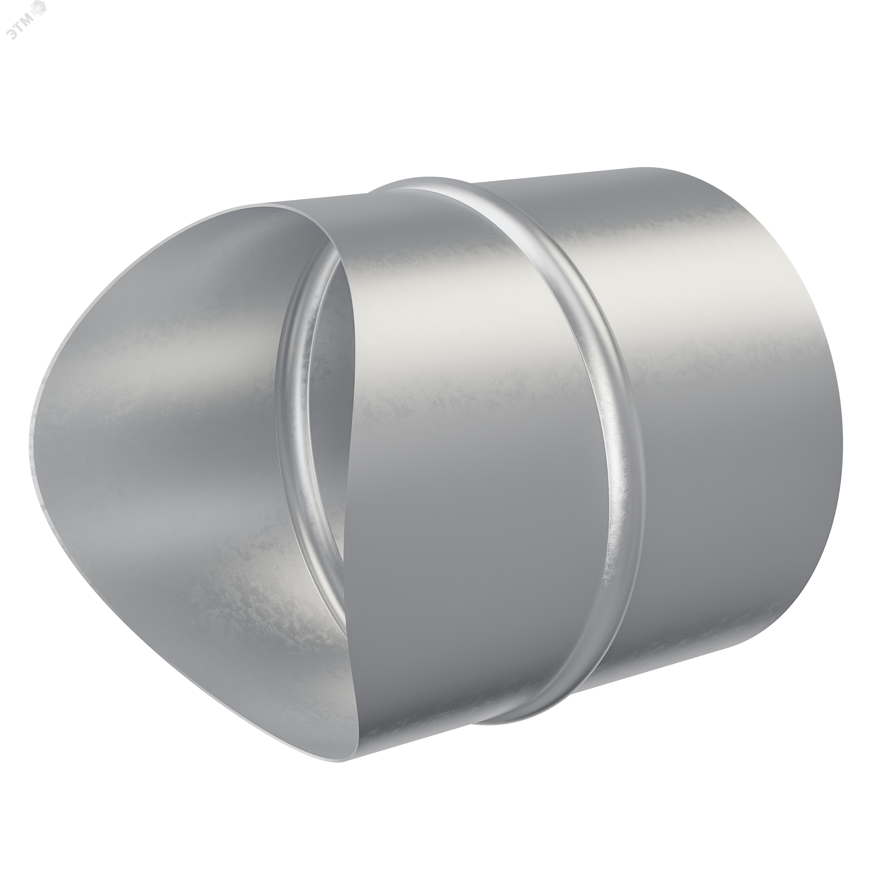 Врезка-редуктор из оцинкованной стали для круглых воздуховодов D100/125