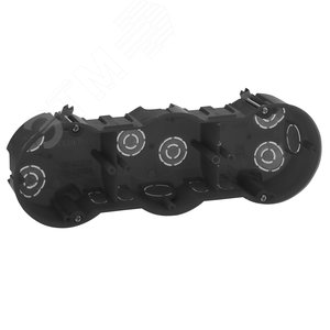 Коробка установочная КУП 3-х местная 212х70х45мм для полых стен саморез. мет. лапки IP20 (45/720)