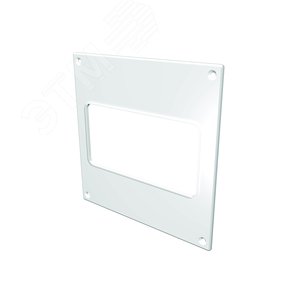 Накладка торцевая пластик 150х150 для воздуховода 60х120