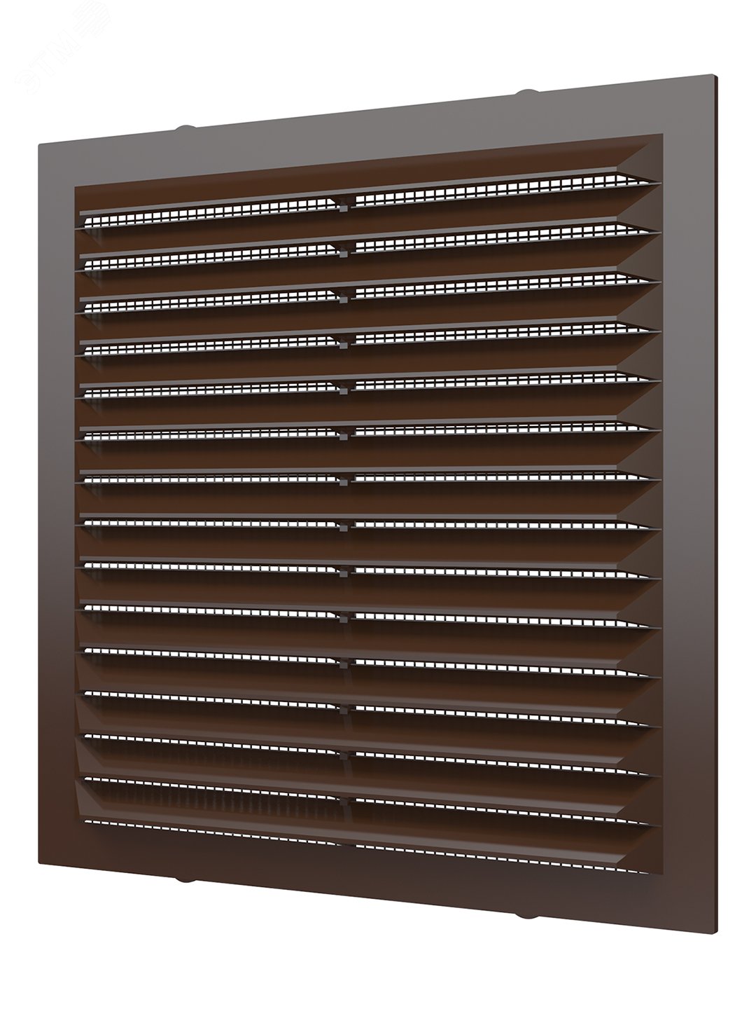 Решетка вентиляционная вытяжная, из ABS пластика 138х138, цвет Коричневый