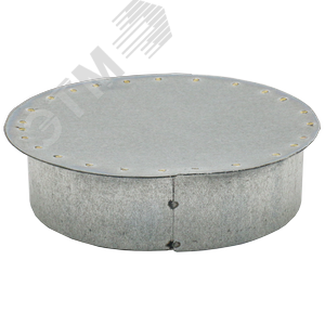 Заглушка из оцинкованной стали для круглых воздуховодов D150