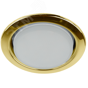 Светильник встраиваемый KL35 GD-10 /1 под лампу Gx53 220V 13W золото (упаковка 10 шт) (10/100/2400)