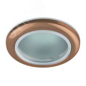 Светильник встраиваемый WR1 SC влагозащищенный MR16 12V/220V 50W медь (100/2400)