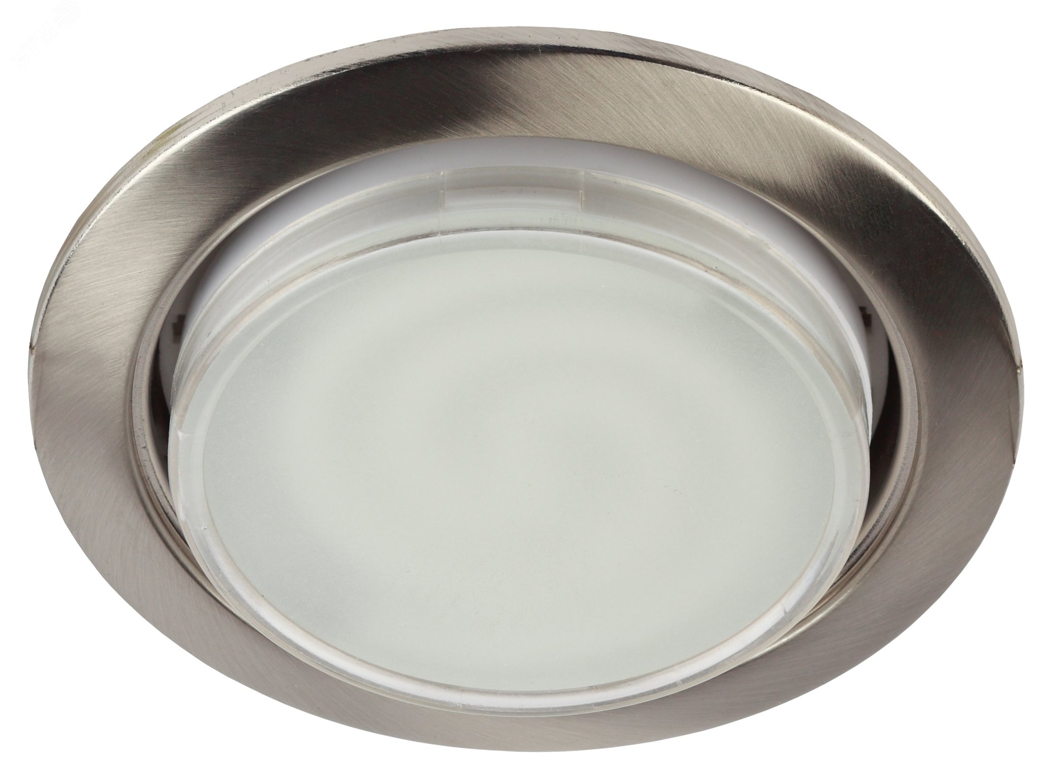 Светильник встраиваемый KL35 SN-10 под лампу Gx53 220V 13W сатин никель (упаковка 10 шт) (10/100/2100)