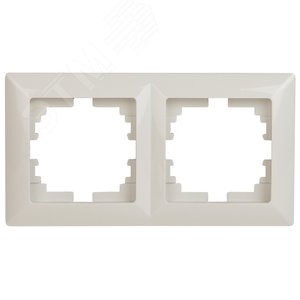 Рамка на 2 поста, СУ, Solo, сл.кость, 4-502-02