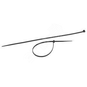 Кабельная стяжка 2,5х150 чёрная 100 штук ЭРА