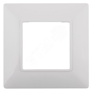 Рамка на 1 пост, Эра Elegance, белый, 14-5001-01