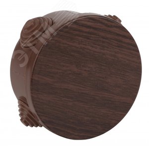 Коробка распаячн. открытой установки КОР (дуб) 65х40мм с гермовводами 4 вх. IP54 (60/2160)