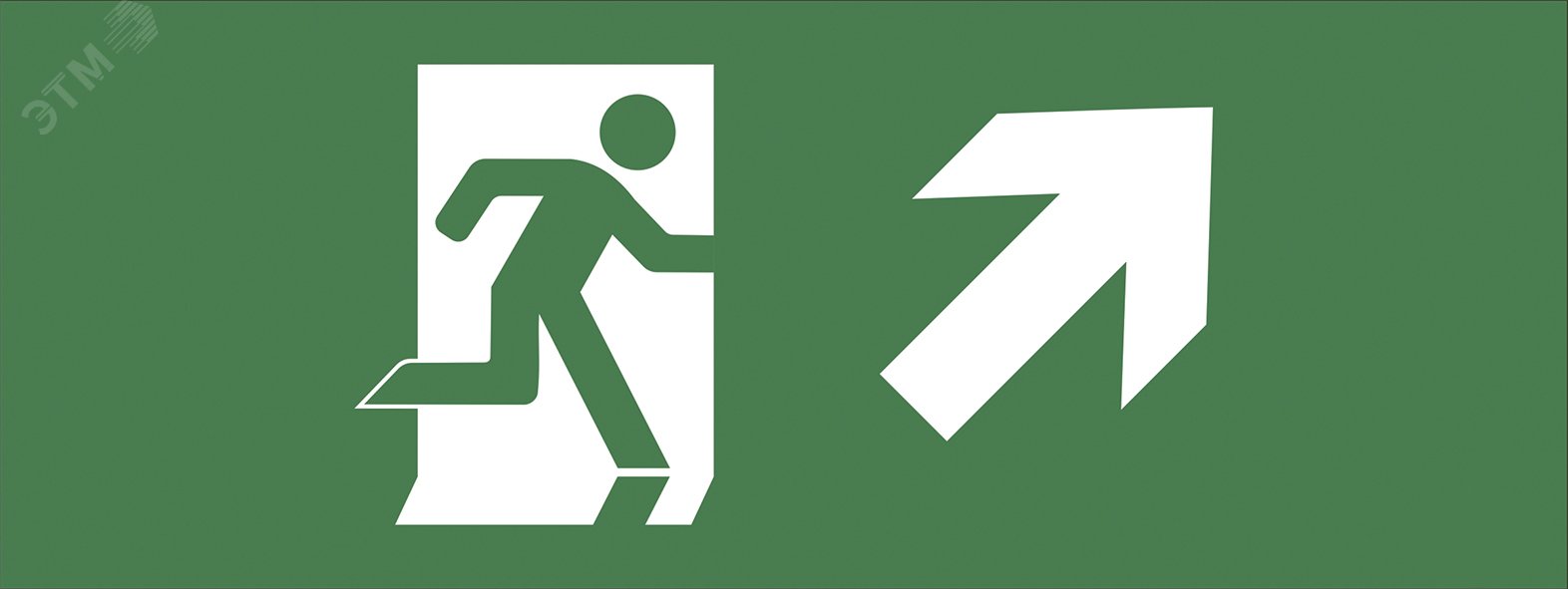 Этикетка самоклеющаяся 200х60мм Фигура/стрелка вверх вправо DPA/DBA INFO-DBA-008