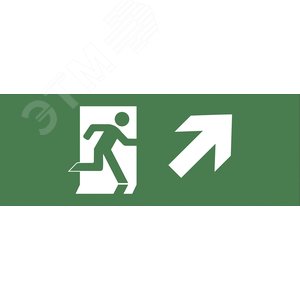 Этикетка самоклеющаяся 200х60мм Фигура/стрелка вверх вправо DPA/DBA INFO-DBA-008