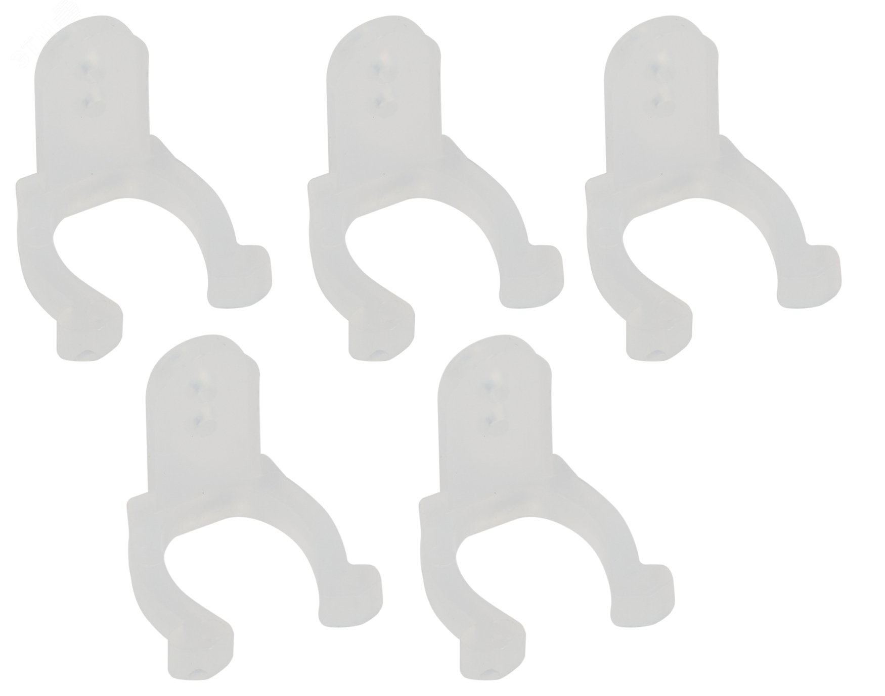 Набор креплений для установки термостойкой светодиодной ленты на поверхность, 5 шт. LS-clip-24-bath ЭРА