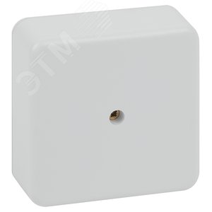 Коробка распаячнаяBS-W-75-75-28 без клеммы 75х75х28мм белая IP40