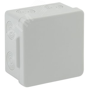 Коробка распределительная ОП 80х80х50мм без       гермовводов 7вх IP54