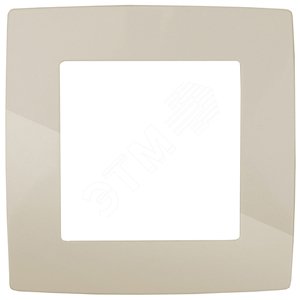 Рамка на 1 пост, Эра12, слоновая кость, 12-5001-02